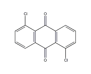 1,5-二氯蒽醌結構式