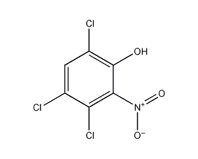 3,4,6-三氯-2-硝基酚結(jié)構(gòu)式