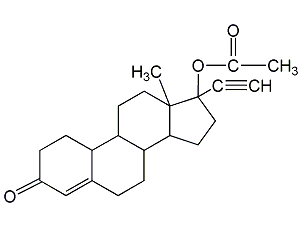 醋酸炔諾酮結(jié)構(gòu)式